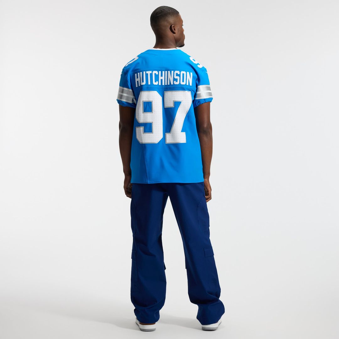 Detroit Lions Aidan Hutchinson Nike Alternate Vapor F.U.S.E. Elite Jersey - Black