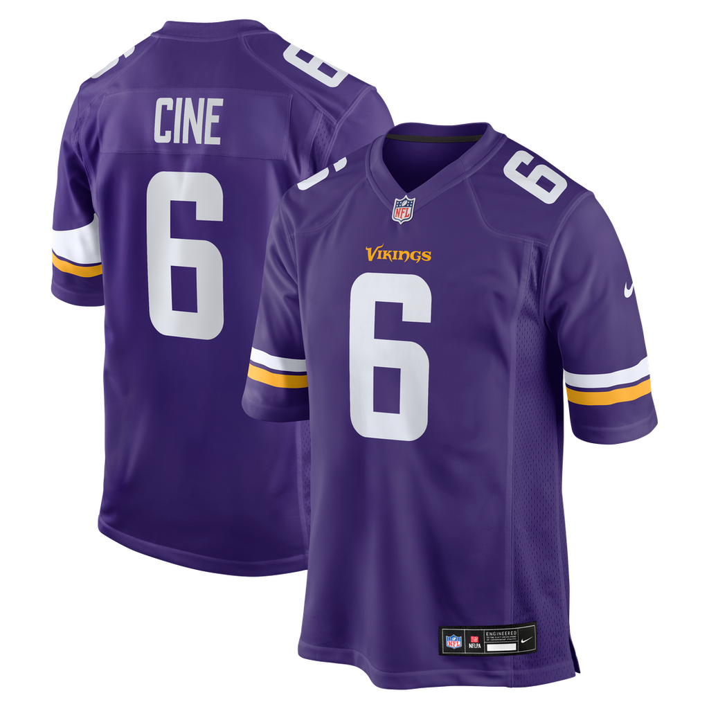 Minnesota Vikings Lewis Cine Nike Game Player Jersey - Purple