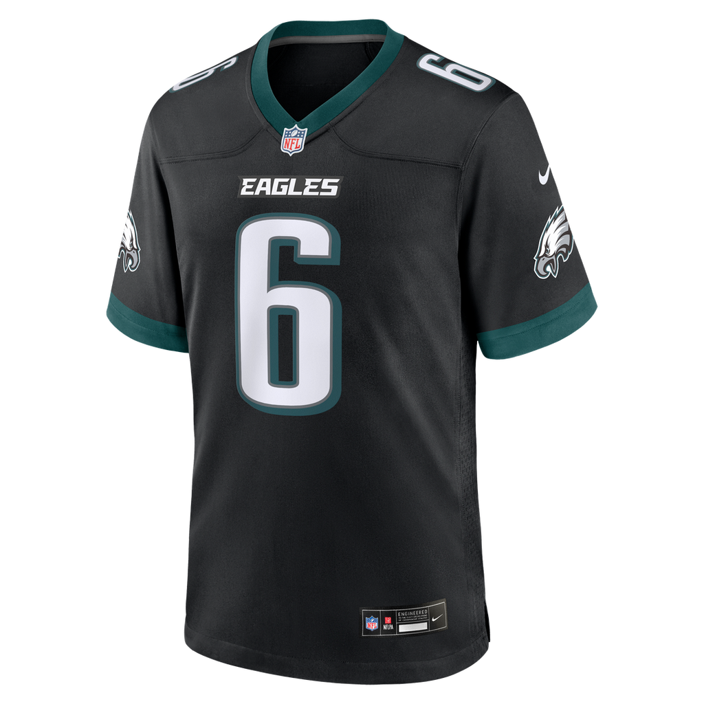 Philadelphia Eagles DeVonta Smith Nike Game Jersey - White