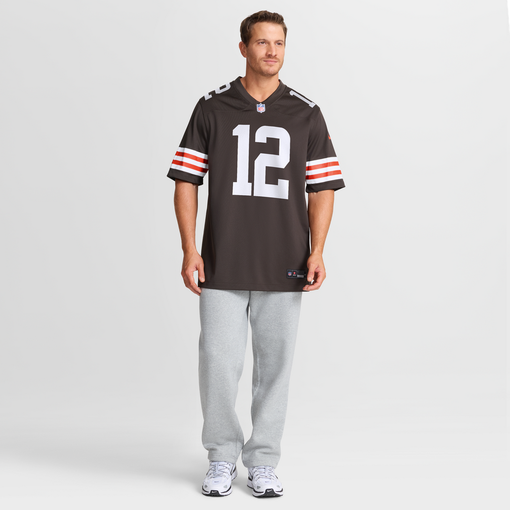 Cleveland Browns Denzel Boston Nike Game Jersey - Brown