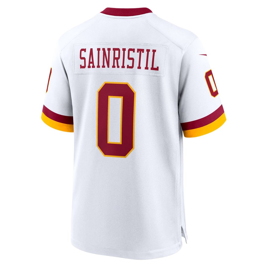 Washington Commanders Mike Sainristil Nike Hail Raiser Alternate Game Jersey - Black