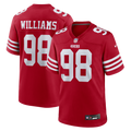 San Francisco 49ers Mykel Williams Nike Game Player Jersey - Scarlet