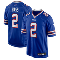 Buffalo Bills Tyler Bass Nike Game Player Jersey - Royal