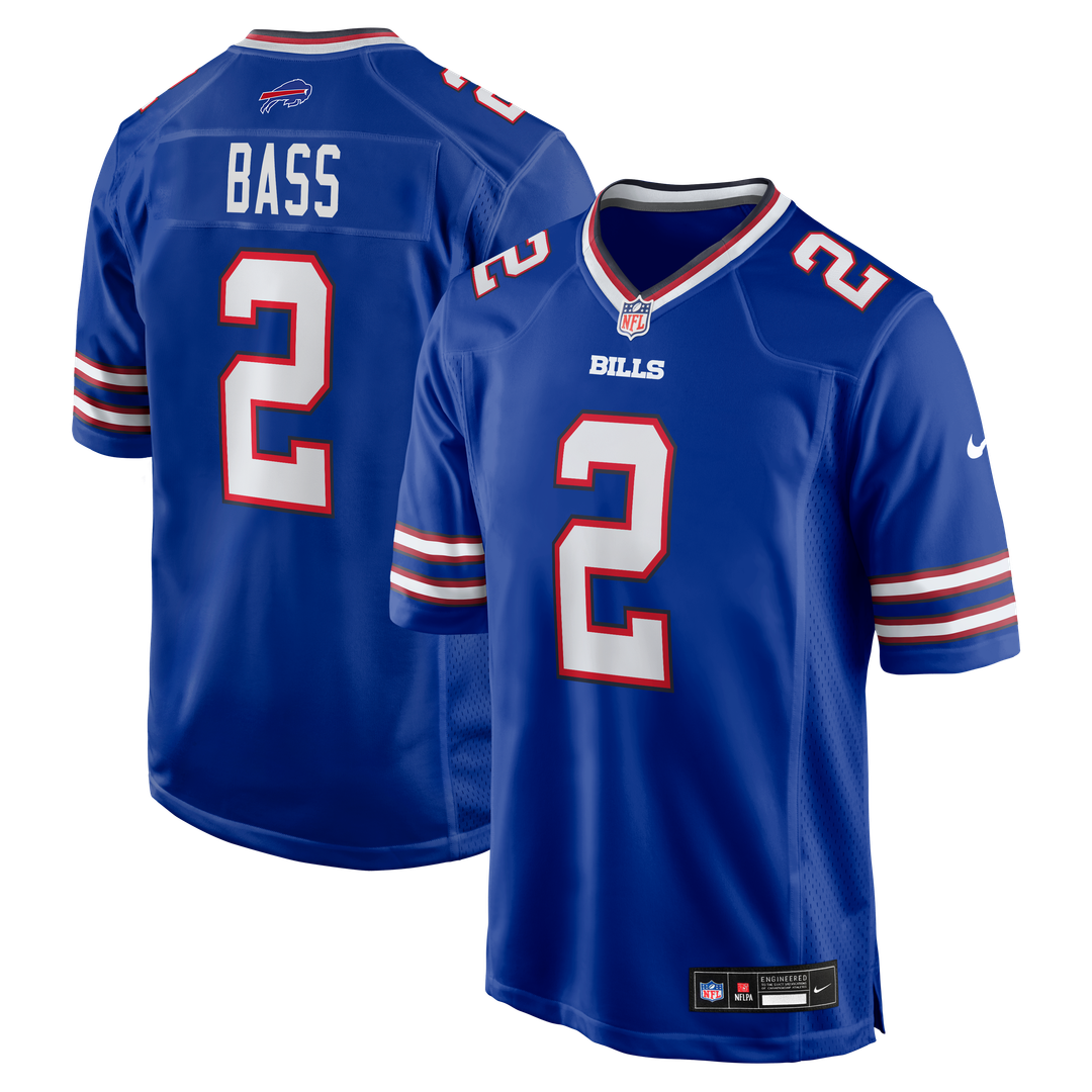 Buffalo Bills Tyler Bass Nike Game Player Jersey - Royal