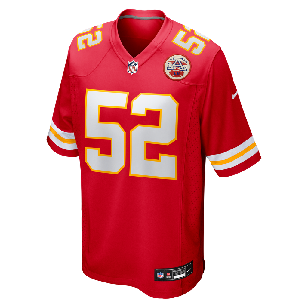 Kansas City Chiefs Creed Humphrey Nike Game Jersey - Red