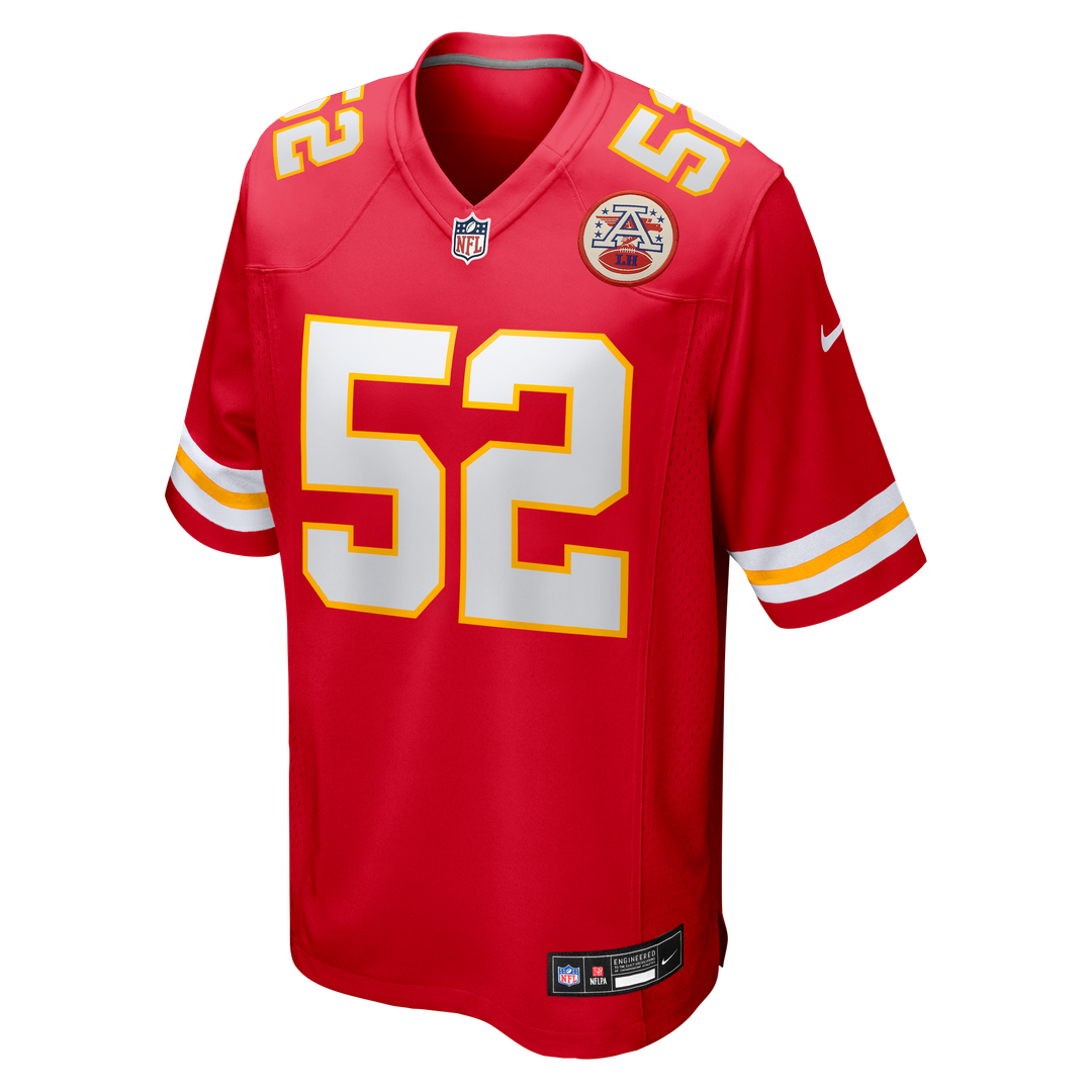 Kansas City Chiefs Creed Humphrey Nike Game Jersey - Red