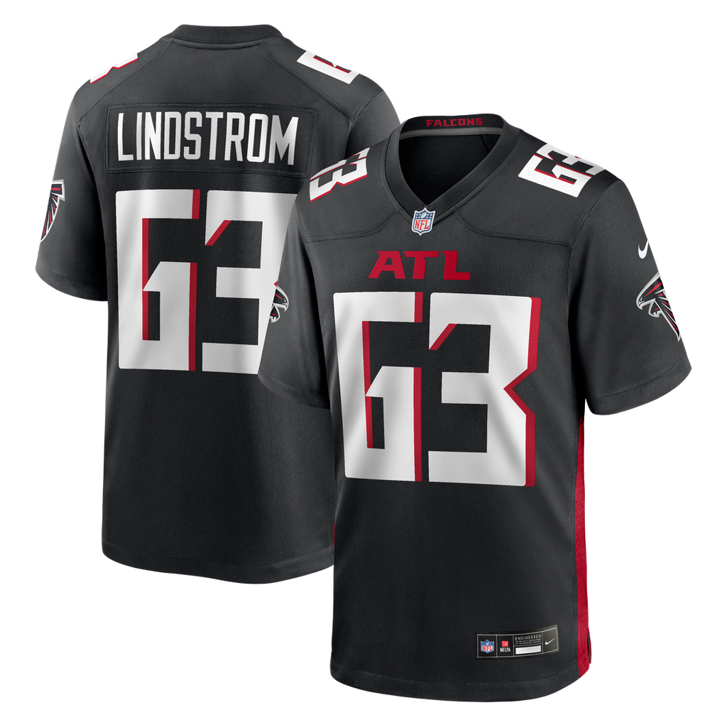 Atlanta Falcons Chris Lindstrom Nike Game Jersey - Black