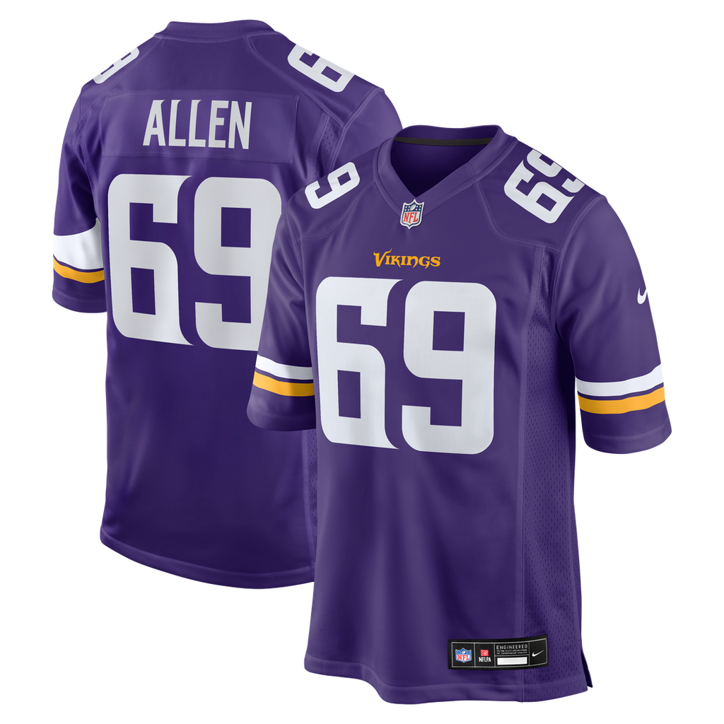 Minnesota Vikings Jared Allen Nike Retired Player Game Jersey - Purple