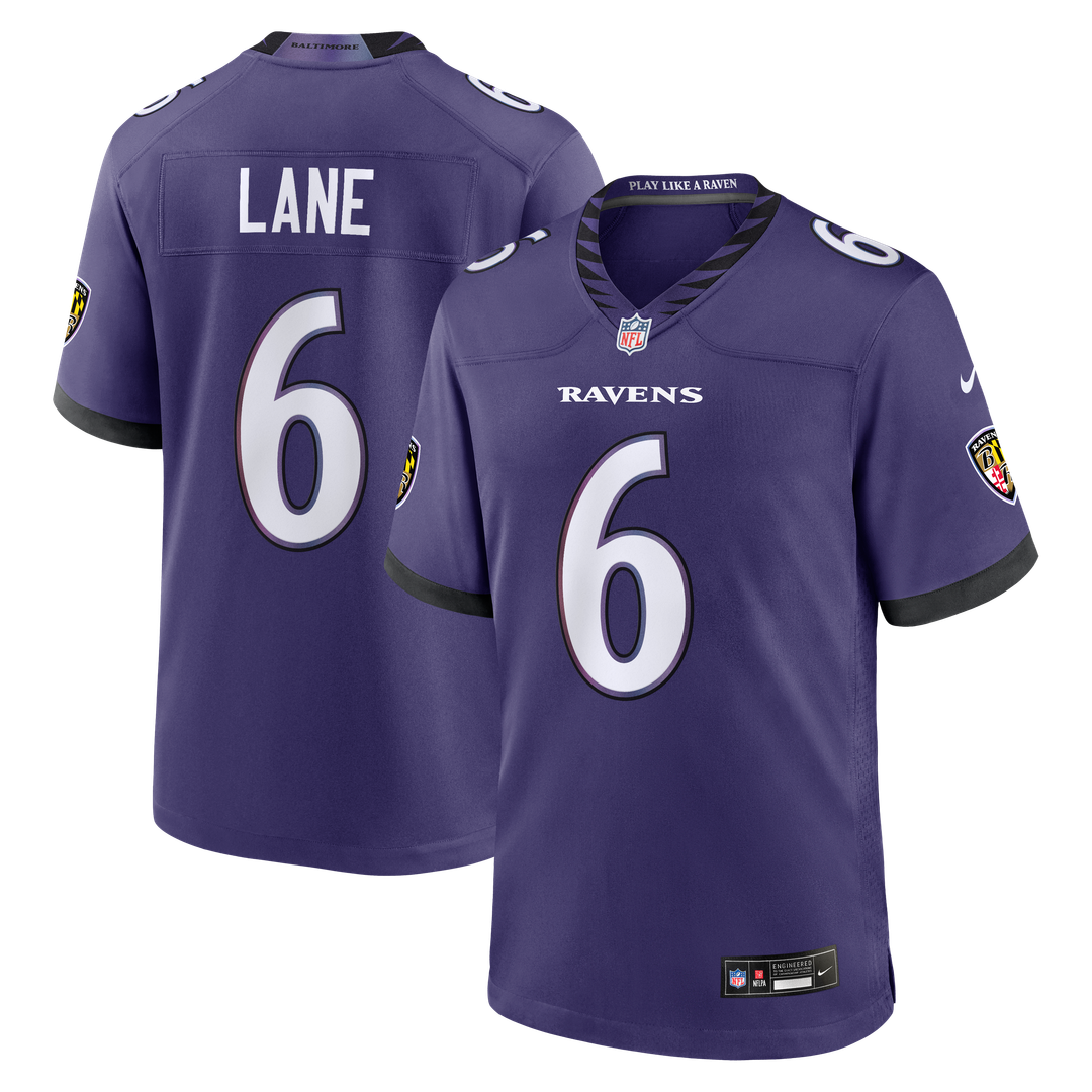 Baltimore Ravens Ja'Kobi Lane Nike Team Game Jersey - Purple