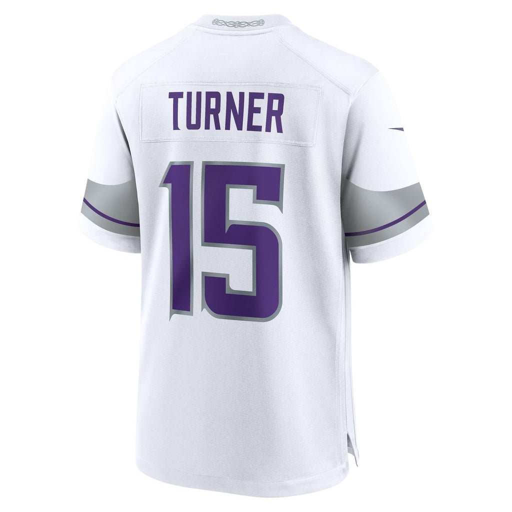 Minnesota Vikings Dallas Turner Nike Game Jersey - Purple