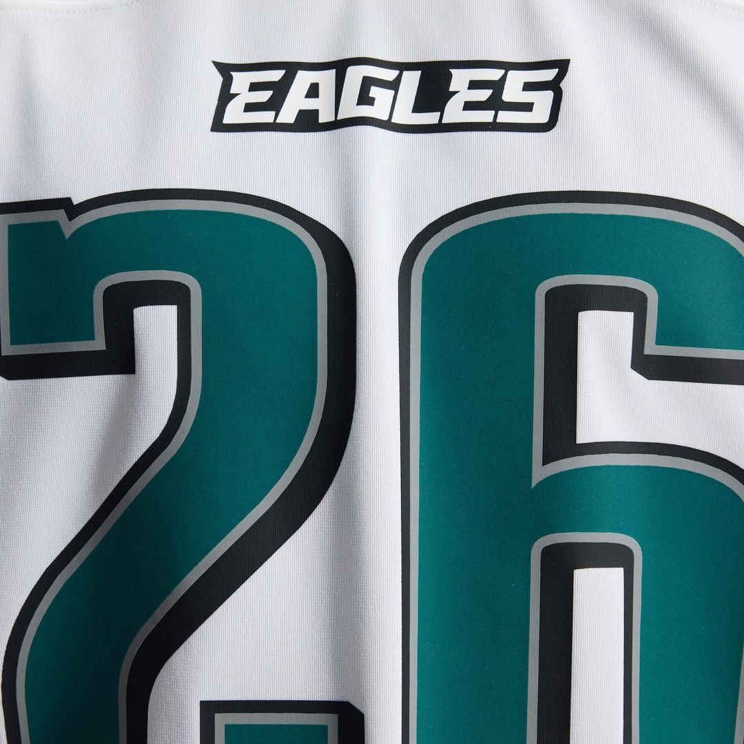 Philadelphia Eagles Saquon Barkley Nike Game Jersey - White