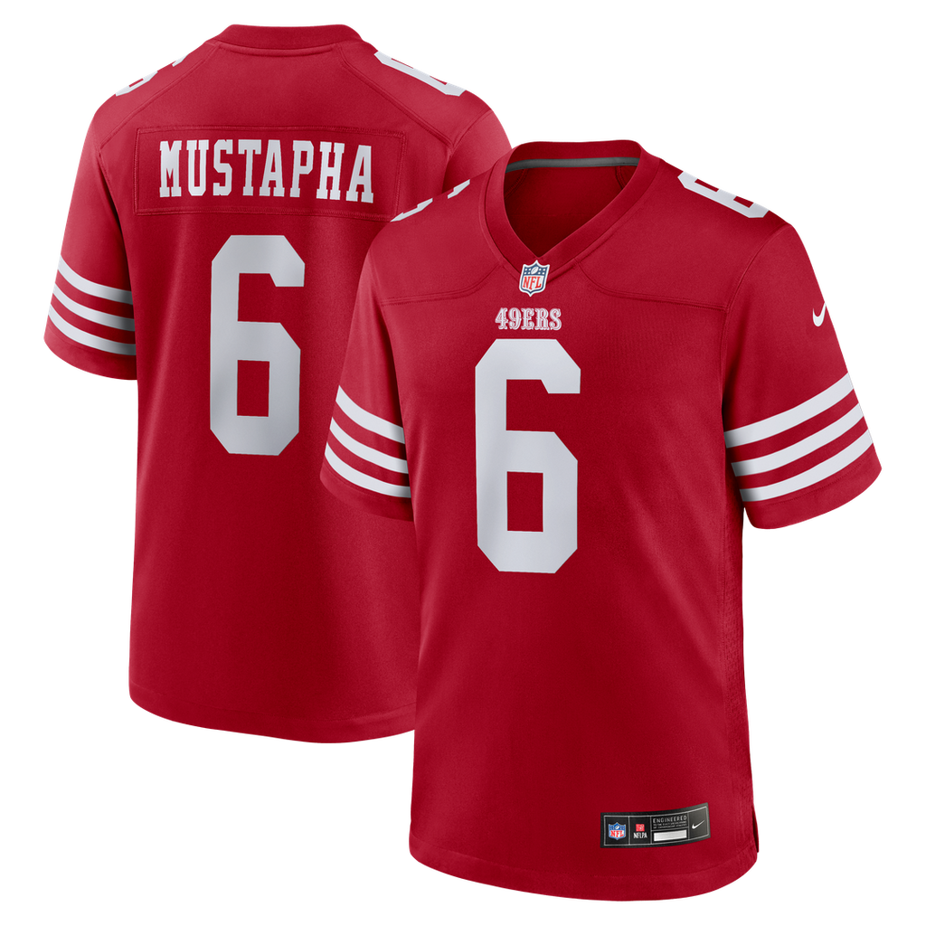 San Francisco 49ers Malik Mustapha Nike Game Jersey - Scarlet