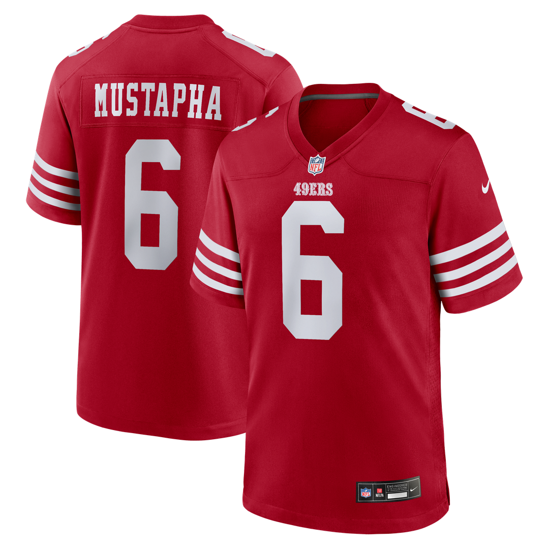San Francisco 49ers Malik Mustapha Nike Game Jersey - Scarlet