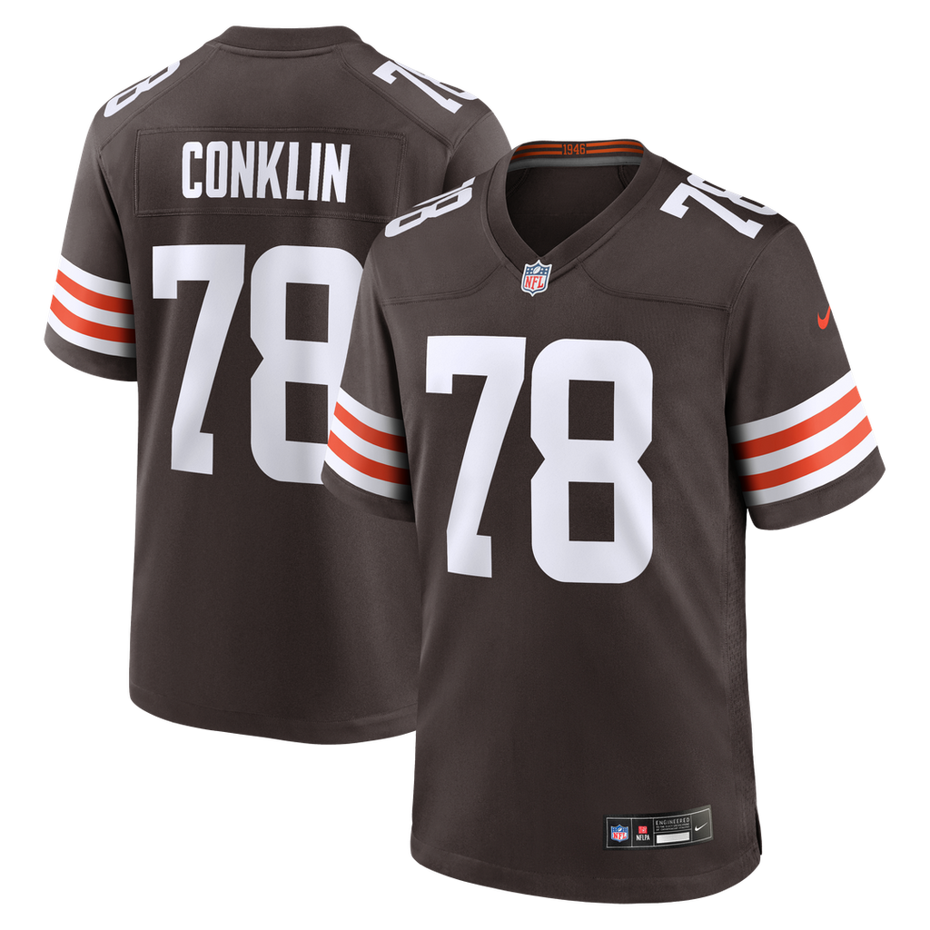 Cleveland Browns Jack Conklin Nike Game Player Jersey - Brown