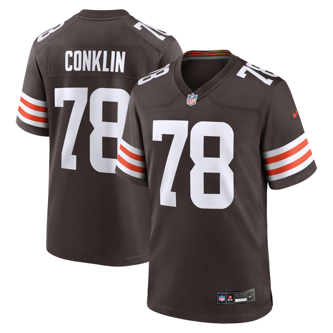 Cleveland Browns Jack Conklin Nike Game Player Jersey - Brown