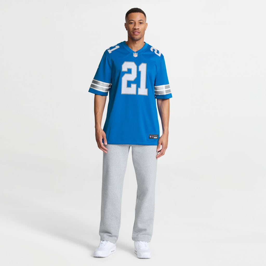 Detroit Lions Roger McCreary Nike Team Game Jersey - Blue