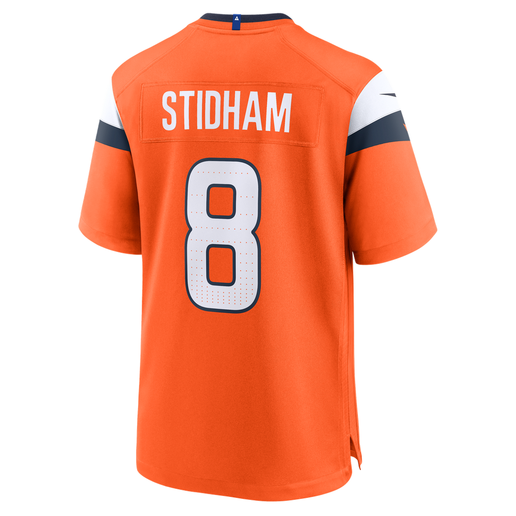 Denver Broncos Jarrett Stidham Nike Team Game Jersey - Orange