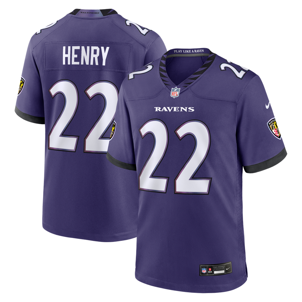 Baltimore Ravens Derrick Henry Nike Team Game Jersey - Purple