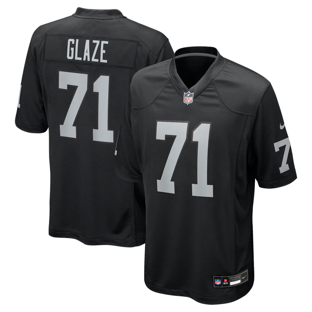 Las Vegas Raiders DJ Glaze Nike Team Game Jersey - Black