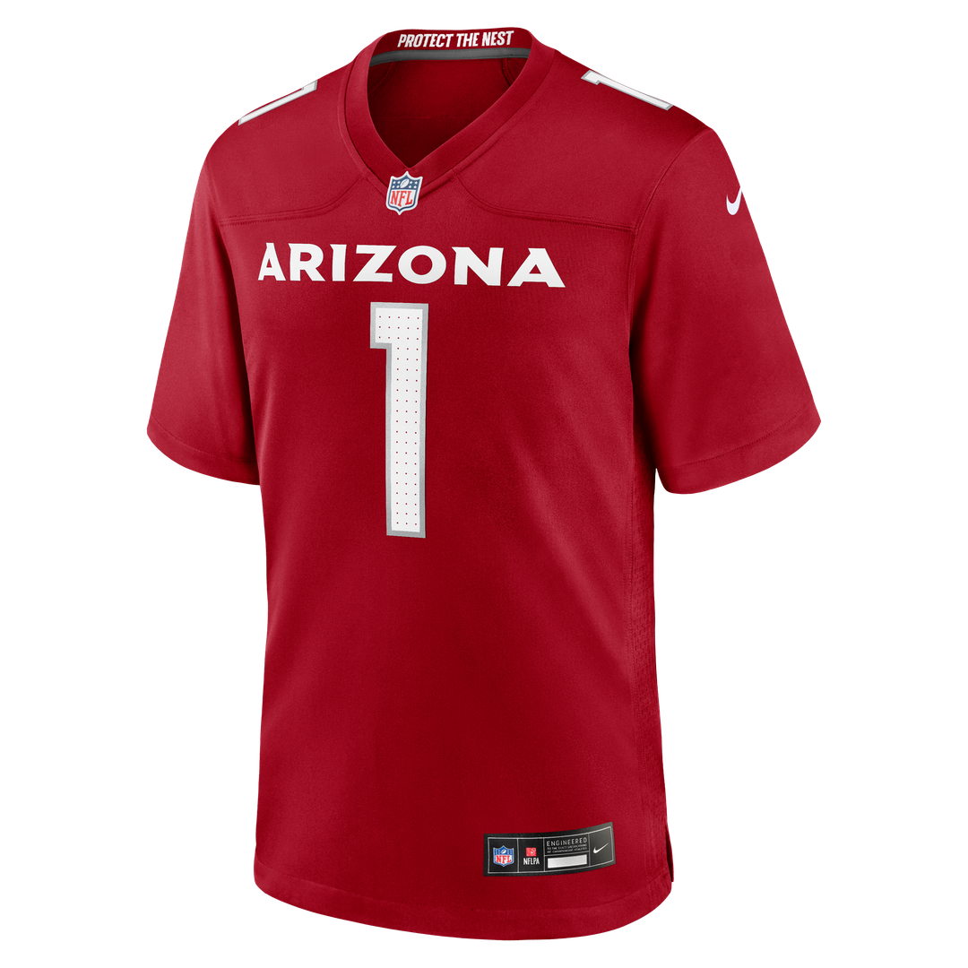 Arizona Cardinals Number 1 Dad Nike Game Jersey - Cardinal