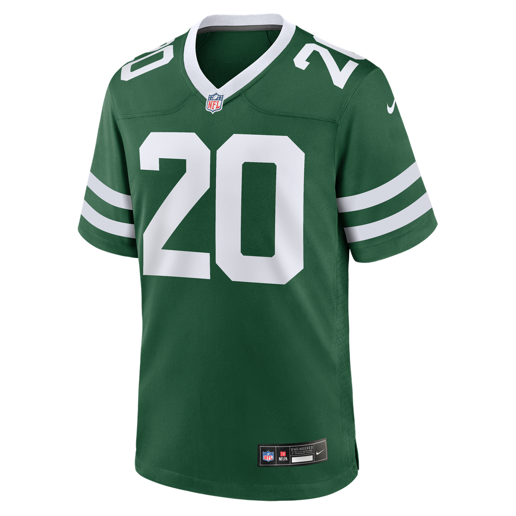 New York Jets Breece Hall Nike Alternate Game Jersey - Legacy Black