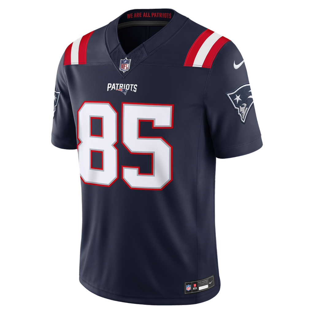 New England Patriots Hunter Henry Nike Team Vapor F.U.S.E. Stitched Limited Jersey - Navy