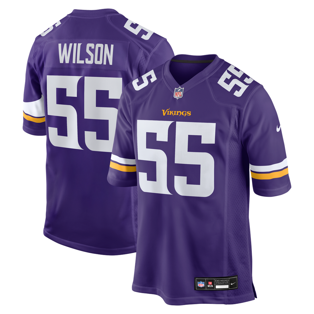 Minnesota Vikings Eric Wilson Nike Team Game Jersey - Purple