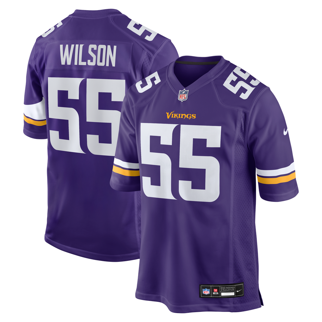 Minnesota Vikings Eric Wilson Nike Team Game Jersey - Purple