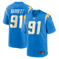 Los Angeles Chargers Nick Barrett Nike Team Game Jersey - Powder Blue