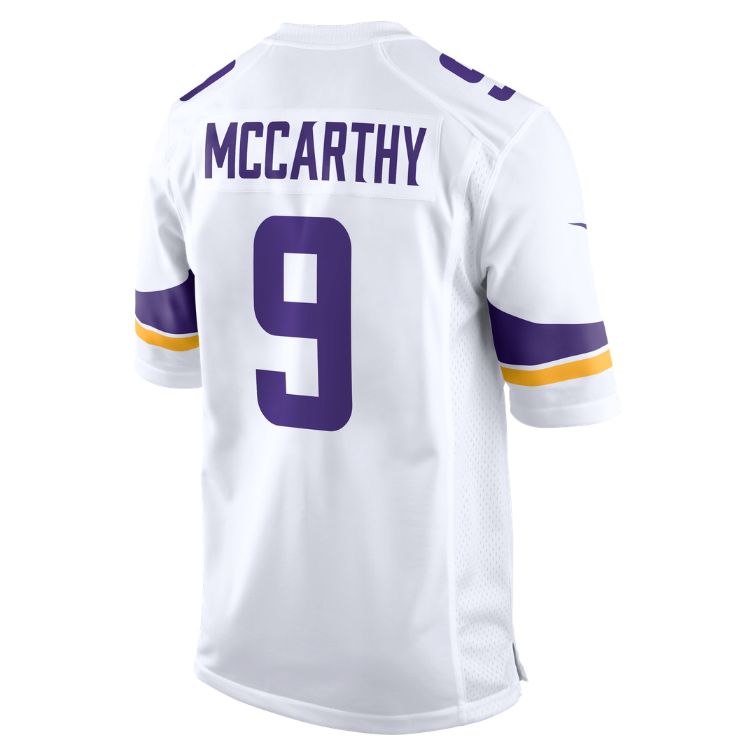 Minnesota Vikings J.J. McCarthy Nike 2nd Alternate Player Game Jersey - Purple
