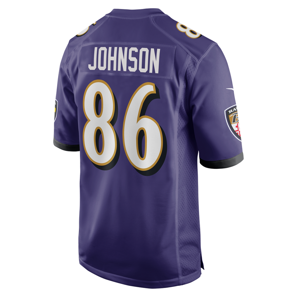Baltimore Ravens Cornelius Johnson Nike Team Game Jersey - Purple