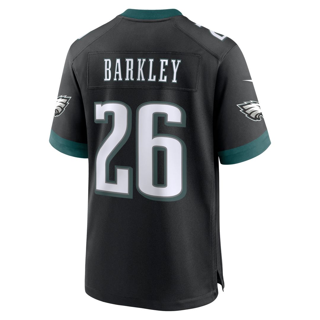 Philadelphia Eagles Saquon Barkley Nike Game Player Jersey - Midnight Green