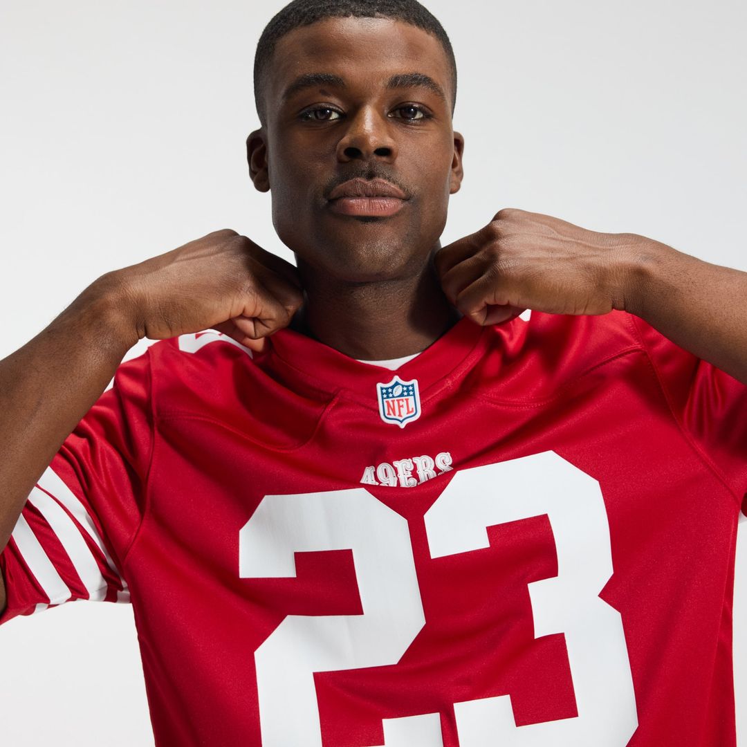 San Francisco 49ers Christian McCaffrey Nike Game Player Jersey - Scarlet