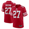 San Francisco 49ers Ji'Ayir Brown Nike Team Game Jersey - Scarlet