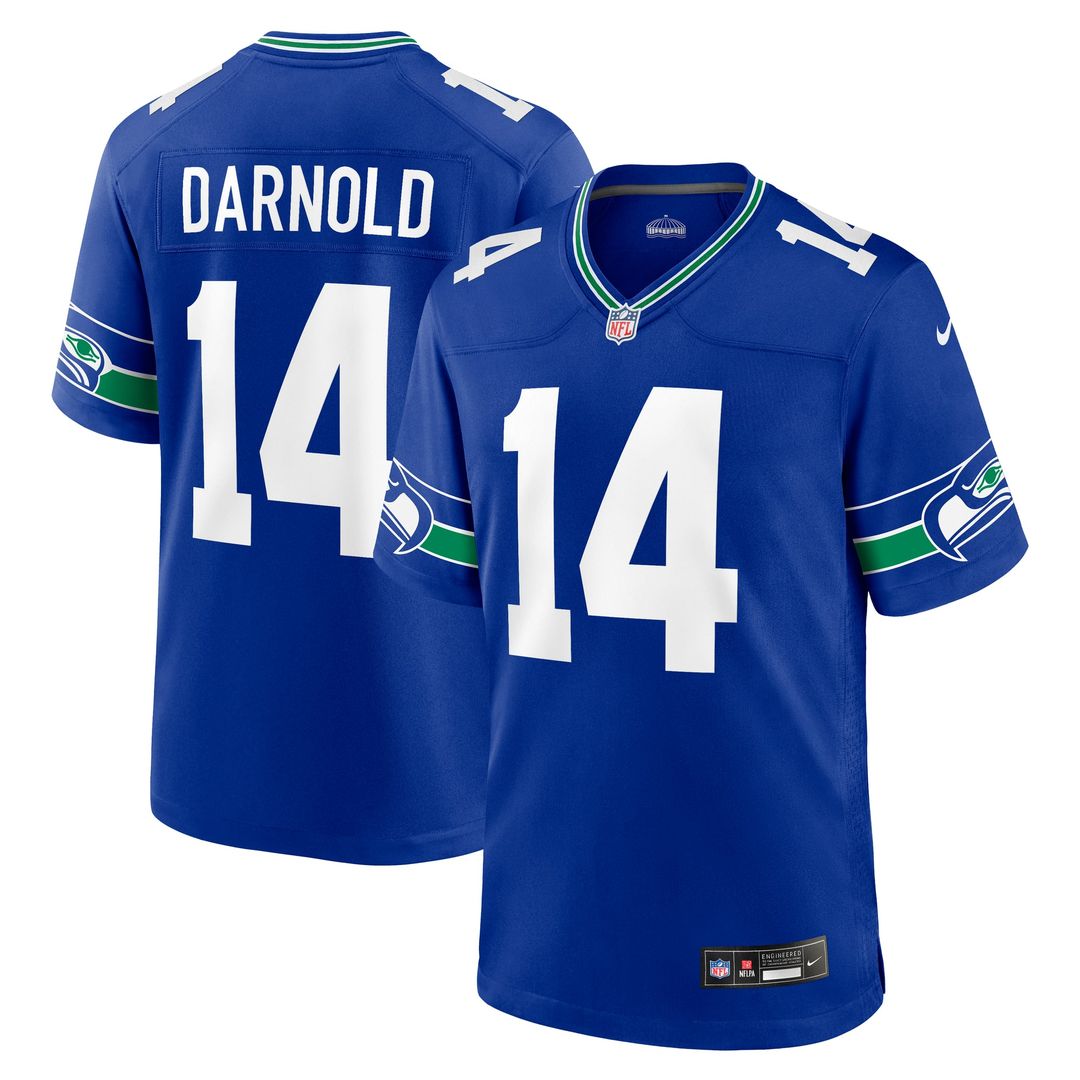 Seattle Seahawks Sam Darnold Nike Alternate Game Player Jersey - Royal