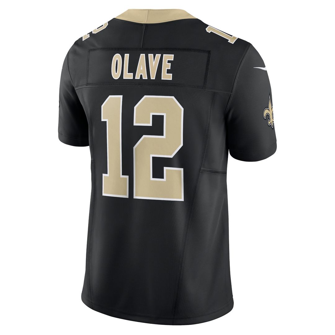 New Orleans Saints Chris Olave Nike Vapor F.U.S.E. Limited Jersey - Black