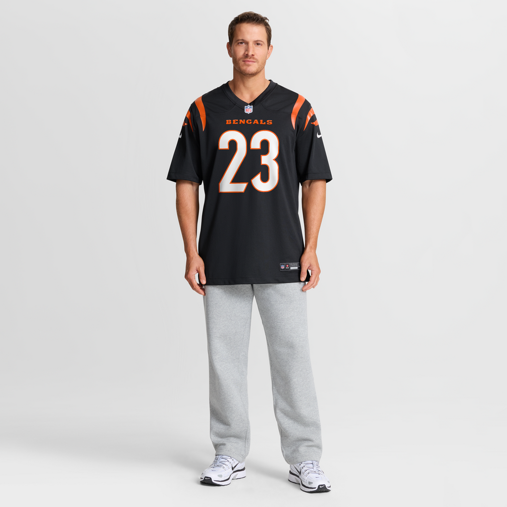 Cincinnati Bengals Daxton Hill Nike Player Game Jersey - Black