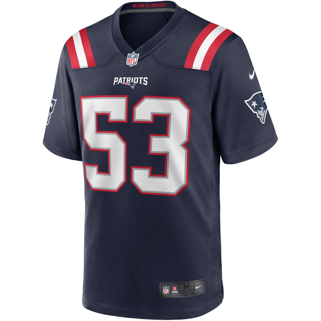 New England Patriots Chris Slade Nike Game Retired Player Jersey - Navy
