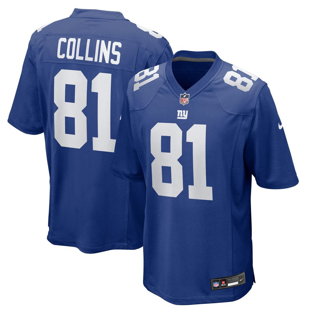 New York Giants Beaux Collins Nike Team Game Jersey - Royal