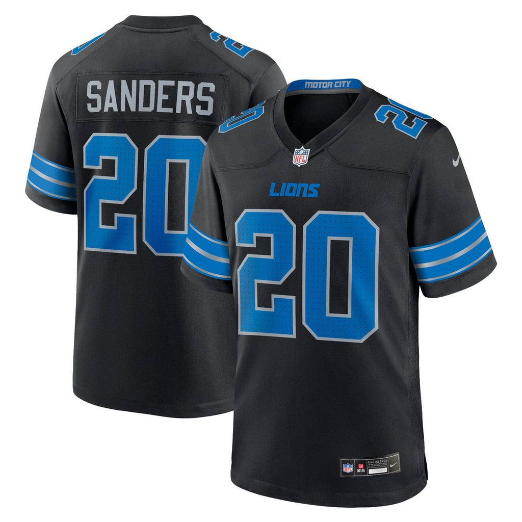 Detroit Lions Barry Sanders Nike 2nd Alternate Retired Player Game Jersey - Black