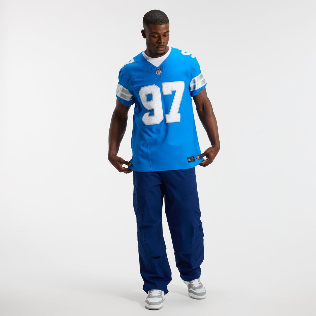 Detroit Lions Aidan Hutchinson Nike Alternate Vapor F.U.S.E. Elite Jersey - Black