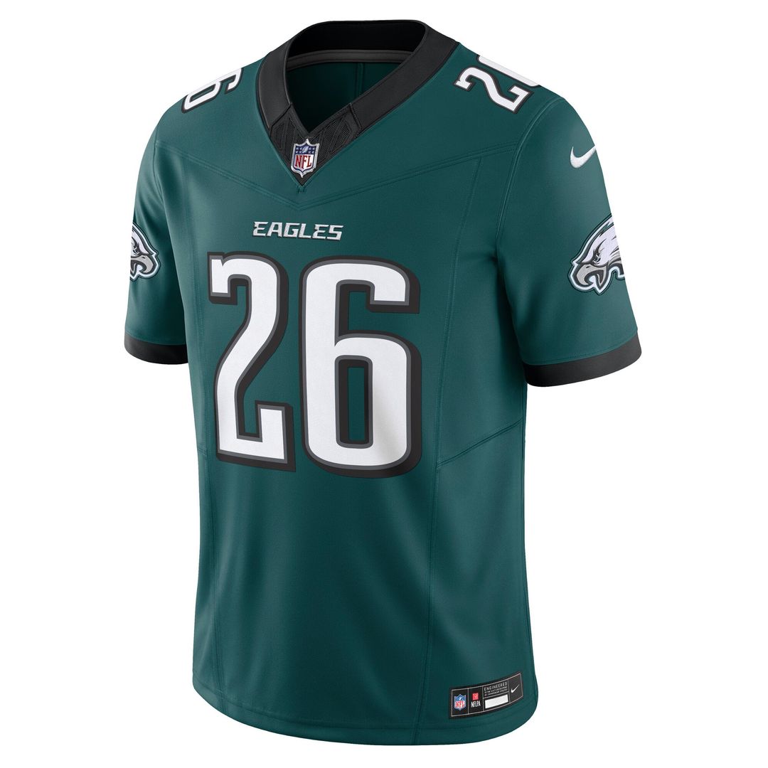 Philadelphia Eagles Saquon Barkley Nike Vapor F.U.S.E. Limited Jersey - Midnight Green