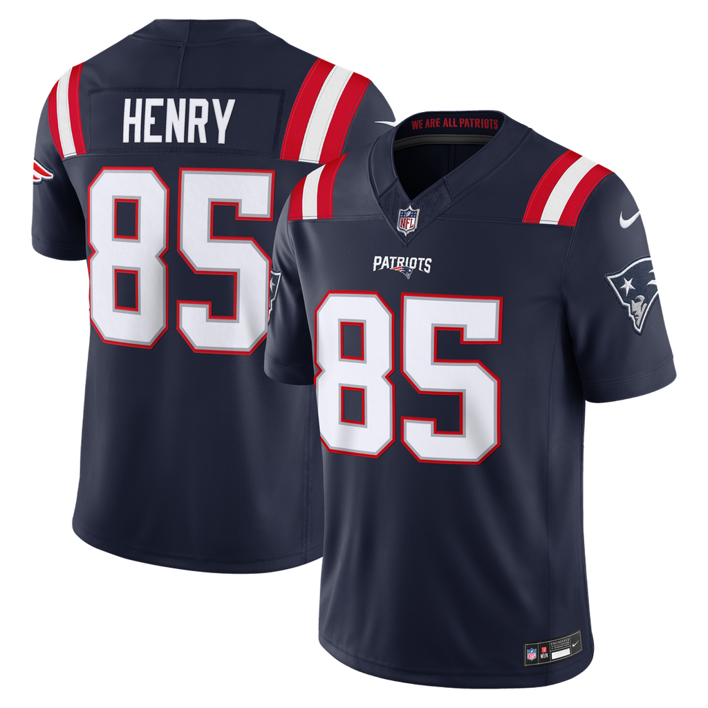 New England Patriots Hunter Henry Nike Team Vapor F.U.S.E. Stitched Limited Jersey - Navy