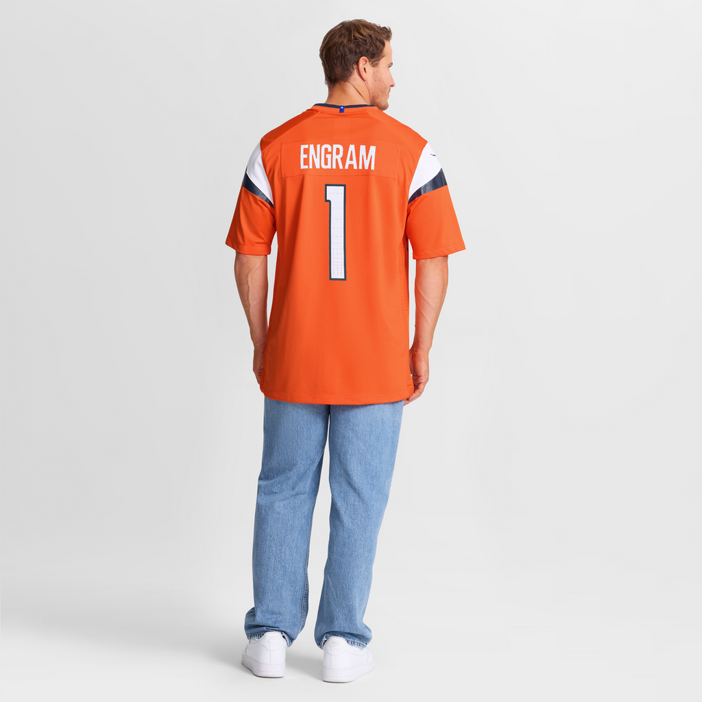 Denver Broncos Evan Engram Nike Team Game Jersey - Orange