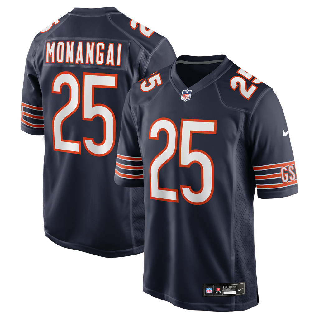 Chicago Bears Kyle Monangai Nike Team Game Jersey - Navy