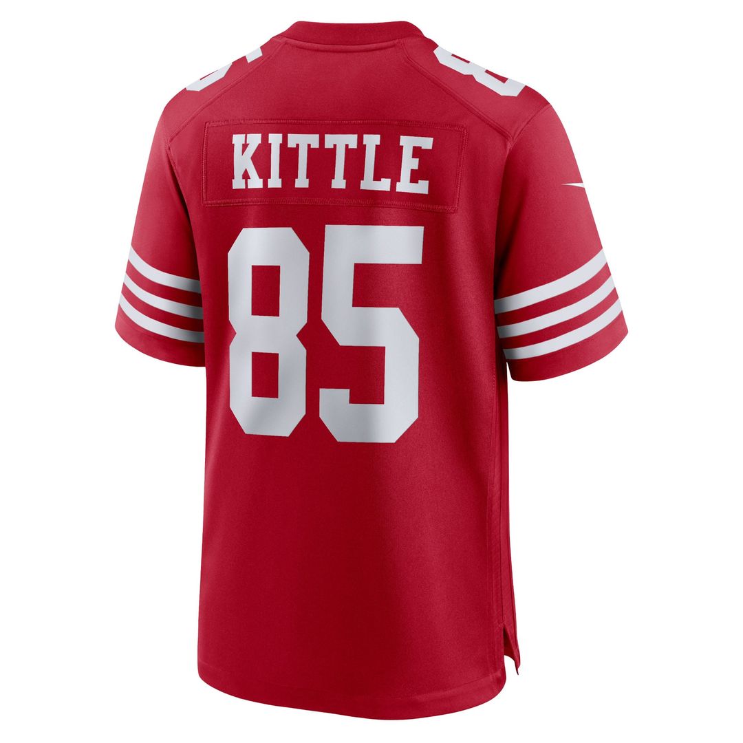 San Francisco 49ers George Kittle Nike Team Game Jersey - Scarlet