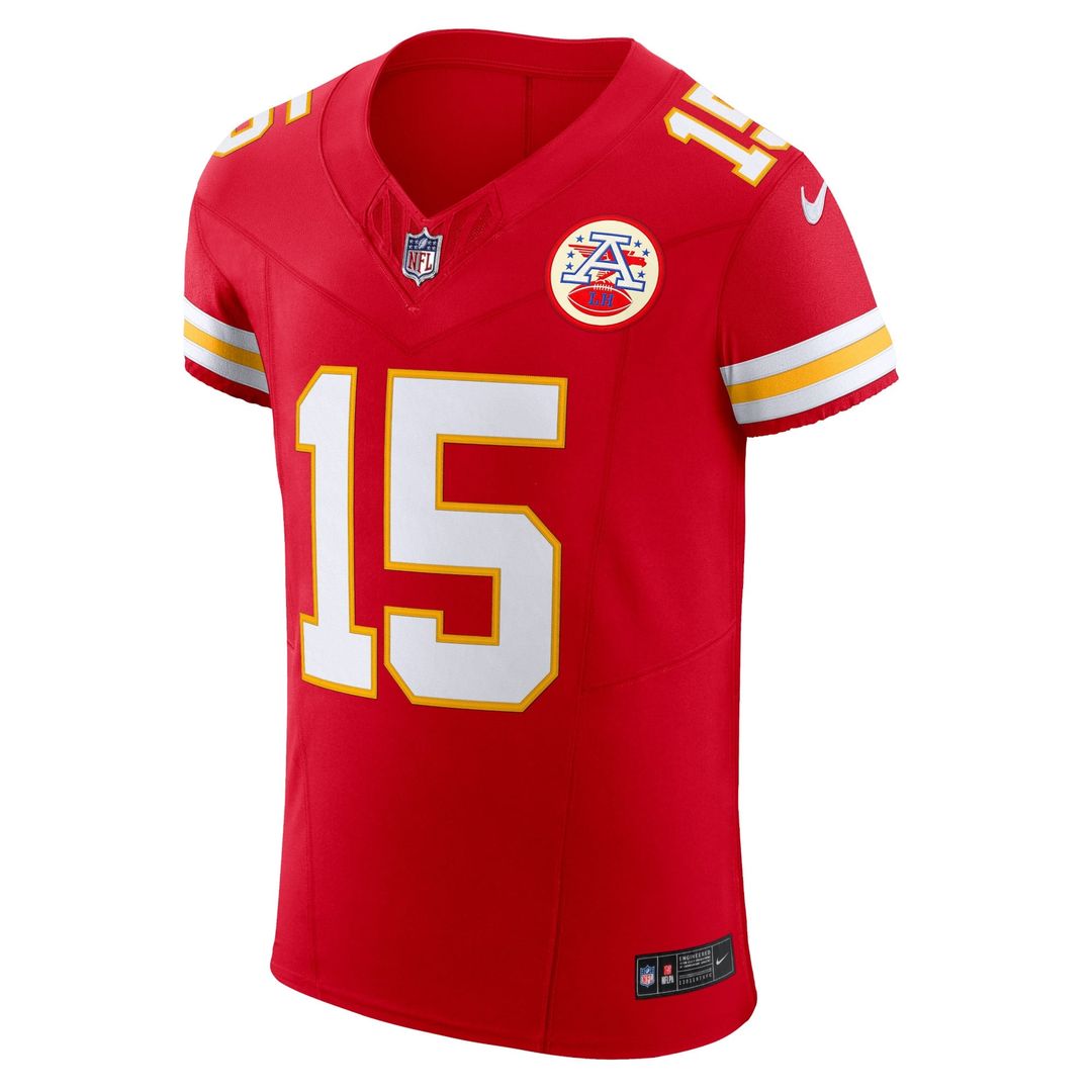 Kansas City Chiefs Patrick Mahomes Nike Team Vapor F.U.S.E. Elite Jersey - Red