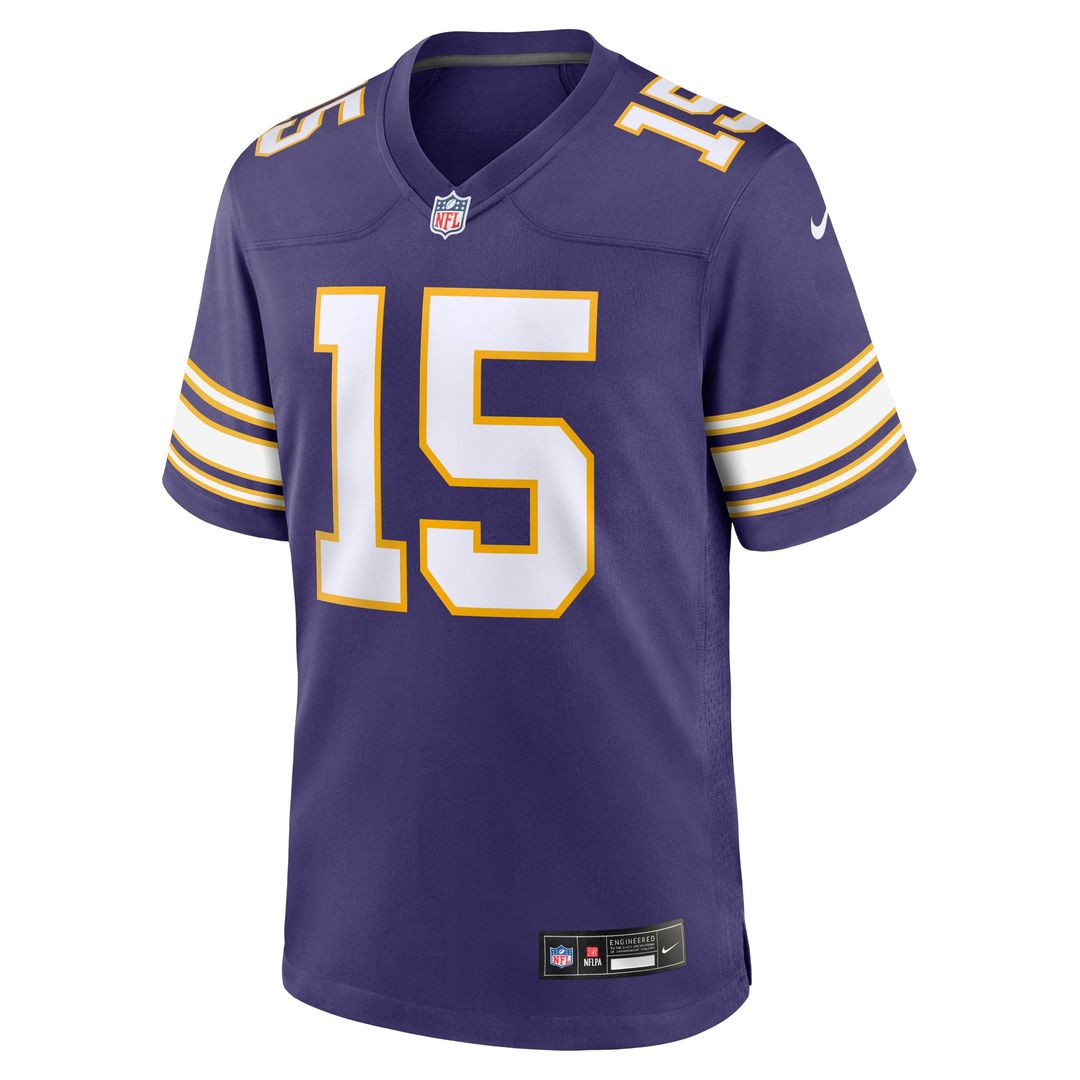 Minnesota Vikings Dallas Turner Nike Alternate Game Jersey - Purple