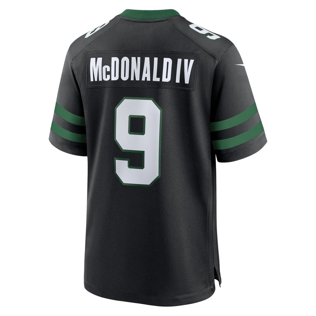 New York Jets Will McDonald IV Nike Alternate Game Jersey - Legacy Black