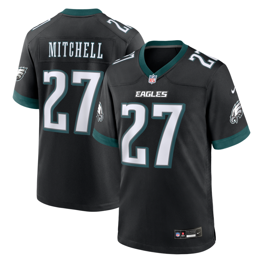 Philadelphia Eagles Quinyon Mitchell Nike Alternate Game Jersey - Black